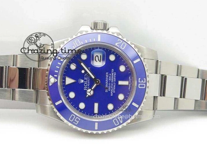 0226 SunProtective Submariner 116619 LB Blue Ceramic Bp Best Edition On SS Bracelet Miyota 9015 V 4007